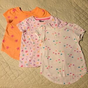 Set of 3 Kids Girl Shirts & Tops - Multicolor